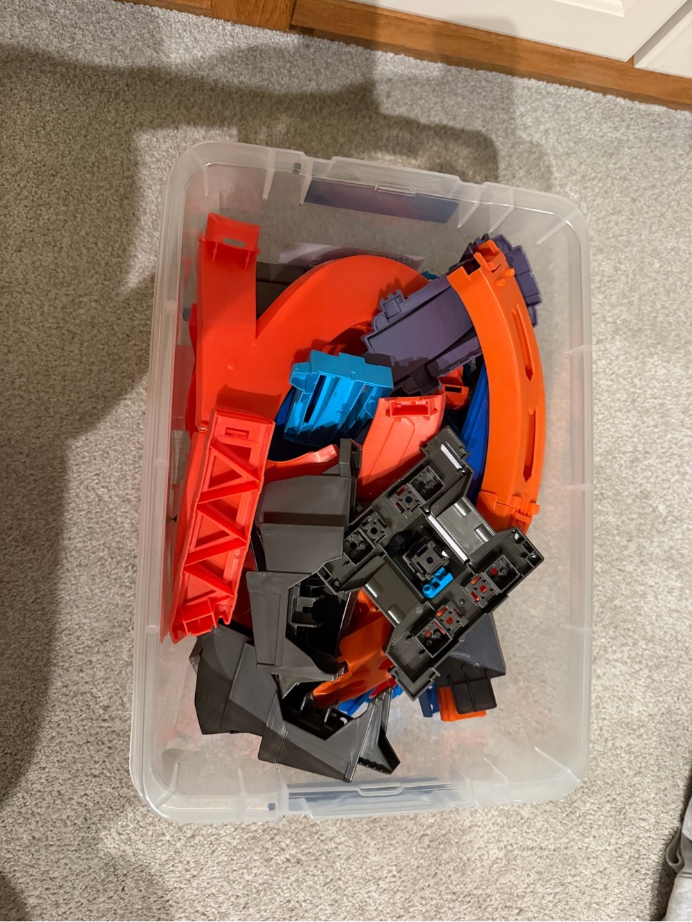 Kids Toy Hot Wheels Set Replacement Pieces - Red, Blue, Orange, Purple, Black